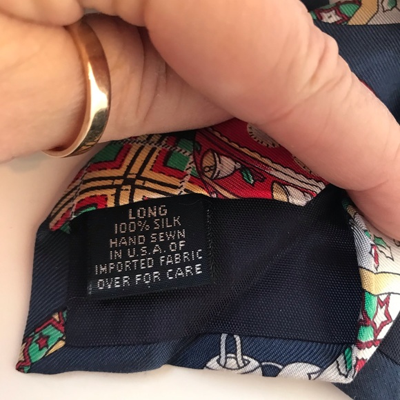 Land’s End Necktie Christmas Bulbs Ornaments - Picture 5 of 5